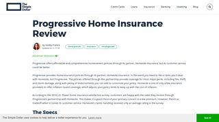 Progressive Home Insurance Review - The Simple Dollar