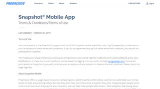 Snapshot Program Details | Progressive