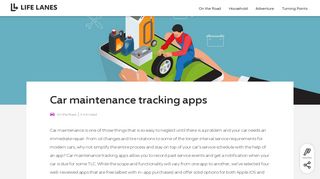 Car maintenance tracking apps | Life Lanes - Progressive