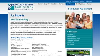Insurance & Billing - For Patients - Progressive Radiology - Maryland ...