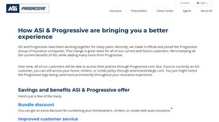 ASI And Progressive Insurance - American Strategic Insurance