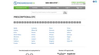 Prescription & OTC - ProgressiveRx