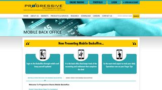 MOBILE Back Office - Progressive Share Brokers Pvt. Ltd.