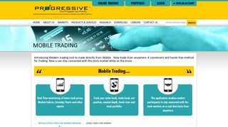 Mobile Trading - Progressive Share Brokers Pvt. Ltd.
