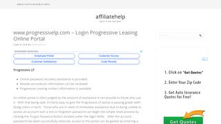 www.progressivelp.com - Login Progressive Leasing Online Portal ...