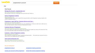 Search results for progressivelp my account - LocalToUs