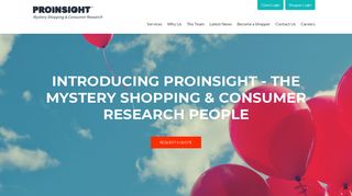 ProInsight | Nationwide Secret Shopper Services | Mystery Shopping UK