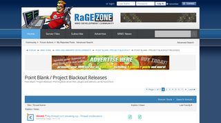 Point Blank / Project Blackout Releases - RaGEZONE - MMO ...