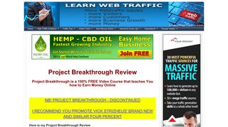 Project Breakthrough Review – Earn Money in 14 days – FREE Video ...