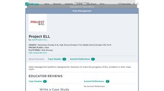 Project ELL | Product Reviews | EdSurge