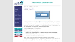 Project Foundry - Northern Lights Community School