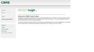 CBRE Project Insight