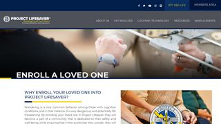 Enroll a Loved One | Project Lifesaver International