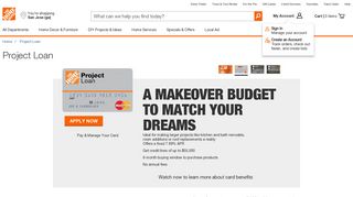 Project Loan - The Home Depot