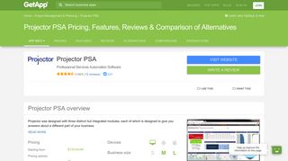 Projector PSA Pricing, Features, Reviews & Comparison of ... - GetApp