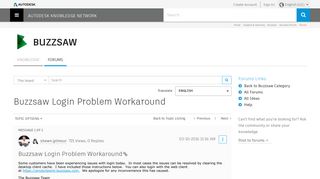 Buzzsaw Login Problem Workaround - Autodesk Community- Buzzsaw ...
