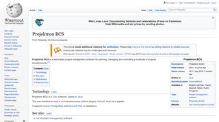 Projektron BCS - Wikipedia