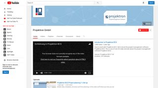 Projektron GmbH - YouTube