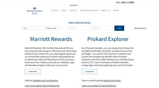 Join our Loyalty Program | Marriott Rewards & Prokard Explorer