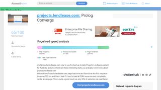 Access projects.lendlease.com. Prolog Converge