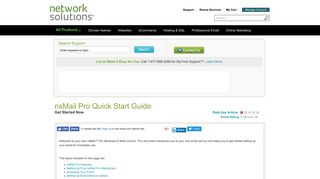 Get Started Now with your Pro Mail | Network Solutions