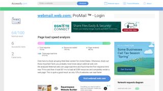 Access webmail.web.com. ProMail ™ - Login