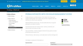 ProMax provides automotive CRM and ILM solutions