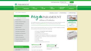 MyParamount - Paramount Health Care