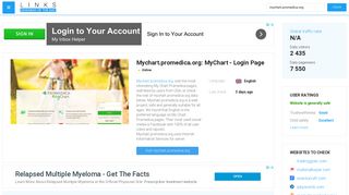 Visit Mychart.promedica.org - MyChart - Login Page.