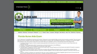 Florida Certified Nursing Assistant - Prometric