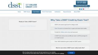 Test Takers | DSST | Get College Credit