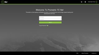 Prometric TC Net - Prometric TC Net