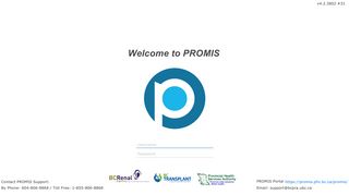 PROMIS Login - PROMIS Portal