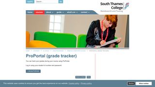 ProPortal (grade tracker) - South Thames College