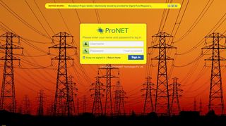 ProNET Portal Login