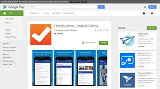 ProntoForms - Mobile Forms - Apps on Google Play