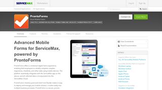 ProntoForms by ProntoForms Corporation | ServiceMax Marketplace