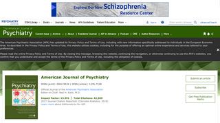 American Journal of Psychiatry - Psychiatry Online