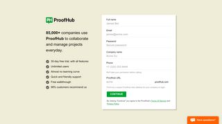 ProofHub - Try