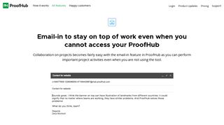 Manage your ProofHub account from your Email with Email-In feature ...