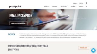 Email Encryption - Secure Encrypted Email Solution | Proofpoint