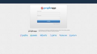Login - Prople Apps Homepage
