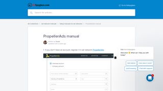 PropellerAds manual – AdSpyglass