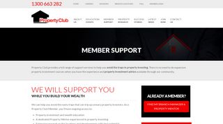 Member Support - Property Club