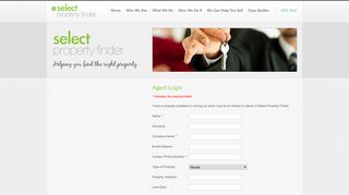 Select Property Finder - AGENT LOGIN