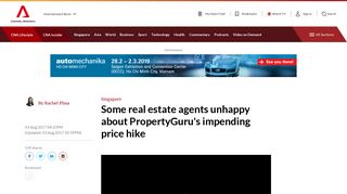 Some real estate agents unhappy about PropertyGuru's impending ...