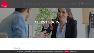 Client login - Rouge Property