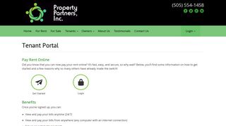 Tenant Portal - Property Partners, Inc.