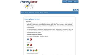 Service - Property Space - Property Information Mapping - Pacific ...