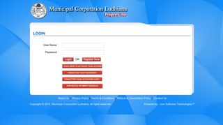 Epayment - Login - Property Tax - Municipal Corporation, Ludhiana